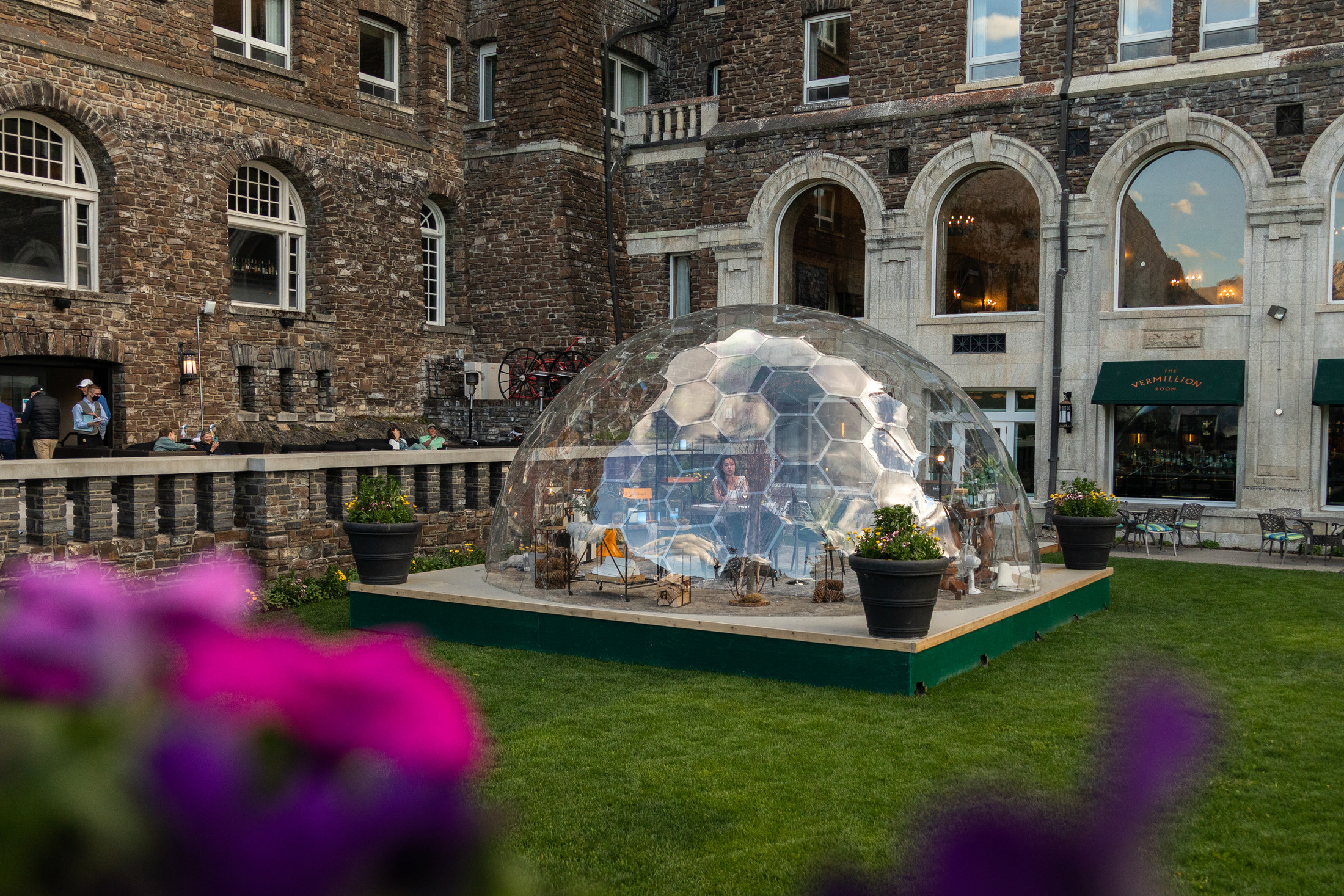 Private Dining at The 360 Dome- Fairmont Banff Springs